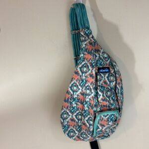 KAVU Sling Rope Backpack One Strap Adjustable Zippered Compartments